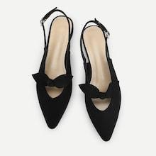 Shein Knot Detail Slingback Flats