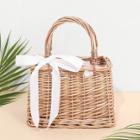 Shein Woven Design Handbag With Bow