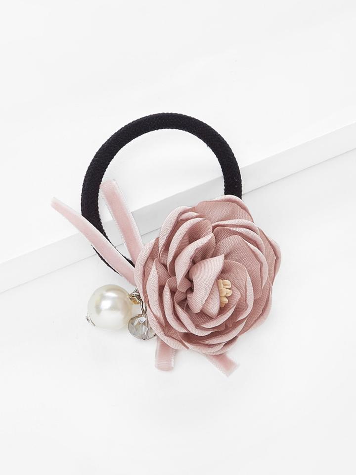 Shein Flower Decorated Hair Tie