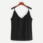 Shein Frill Detail Solid Cami Top