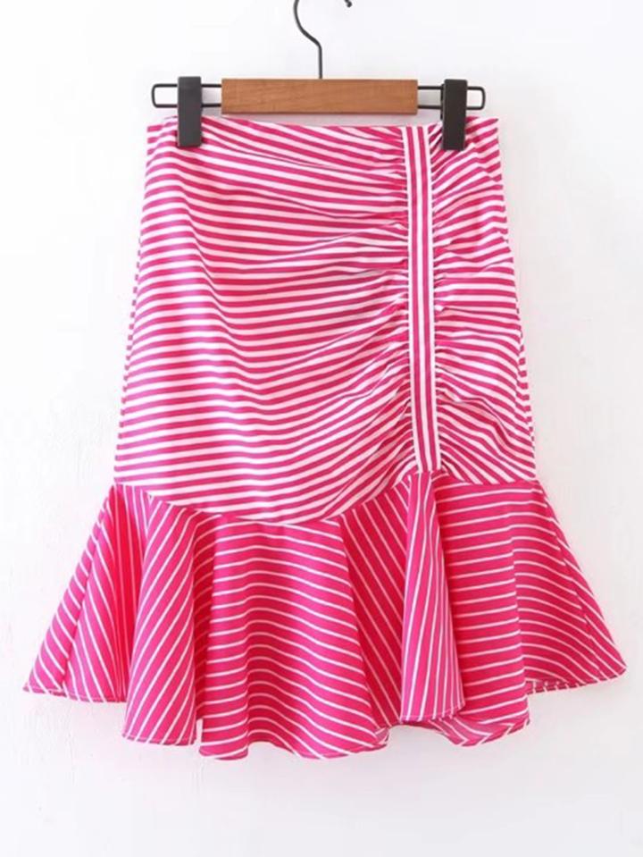 Shein Ruffle Hem A Line Skirt