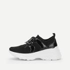 Shein Pu Panel Lace-up Chunky Sneakers