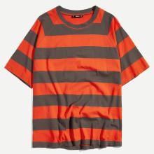 Shein Men Color Block Striped Tee
