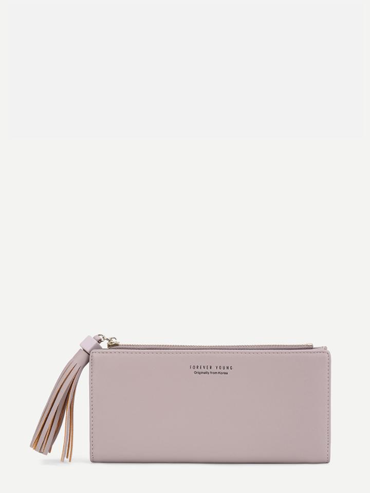 Shein Tassel Detail Pu Purse