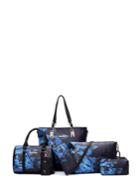 Shein Florals Faux Leather Bag Set 6pcs