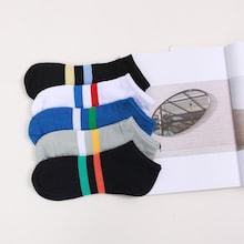 Shein Men Rib Detail Socks 5pairs