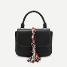 Shein Flap Satchel Bag With Scarf