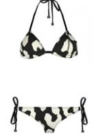 Rosewe Halter Neck White Leopard Summer Bikini