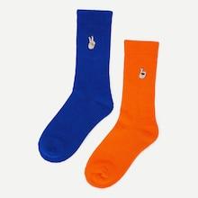 Shein Embroidered Hand Socks 2pairs