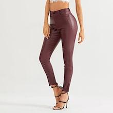 Shein Plain High-waist Skinny Jeans