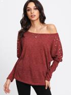 Shein Pearl Beaded Detail Jumper