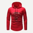 Shein Men Ripped Hooded Tee