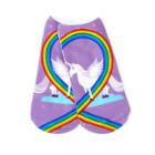 Shein Unicorn & Rainbow Print Invisible Socks