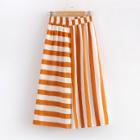 Shein Block Stripe Wide Leg Pants