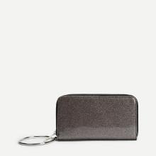 Shein Zip Around Purse With Ring Detail