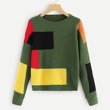 Shein Color Block Jumper