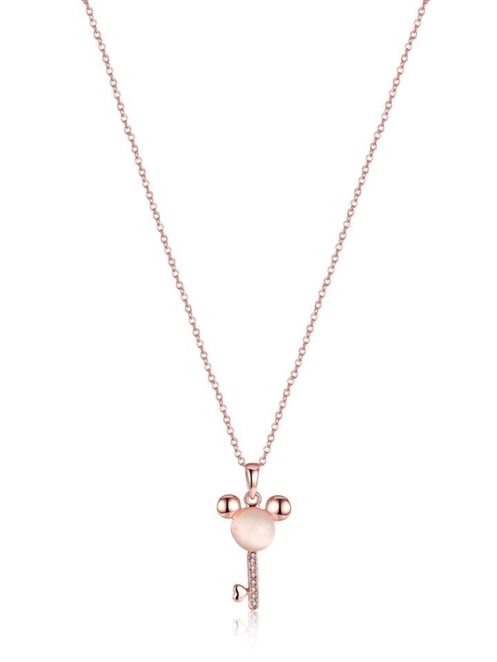 Shein Rhinestone Cute Key Design Pendant Necklace