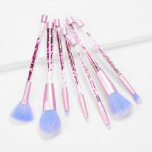 Shein Quicksand Handle Makeup Brush 7pcs