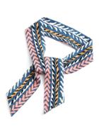 Shein Chevron Pattern Twilly Scarf