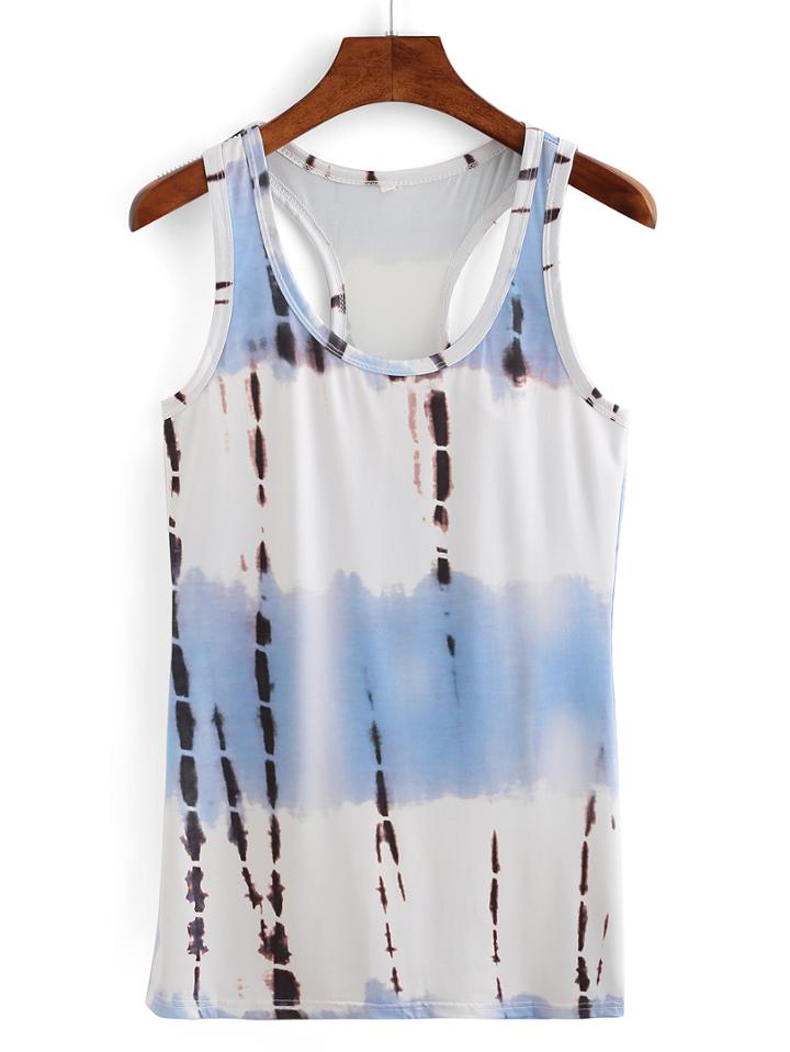 Shein Ombre Racerback Tank Top