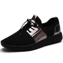 Shein Men Metallic Detail Lace Up Sneakers