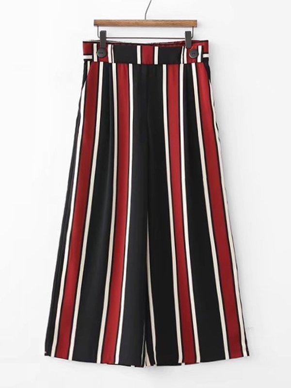 Shein Multi Striped Wide Leg Pants