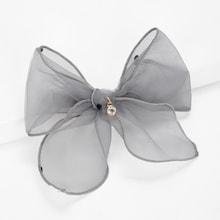 Shein Polka Dot Bow Barrette