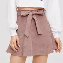 Shein Corduroy Wide Waist Skirt