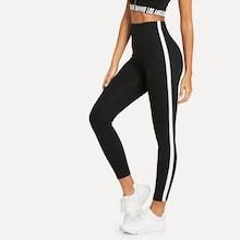 Shein Striped Tape Side Legging