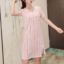 Shein Striped Split Side Night Dress