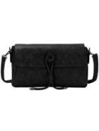 Shein Black Button Pu Satchel Bag