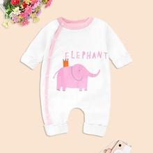 Shein Baby Cartoon And Letter Print Romper