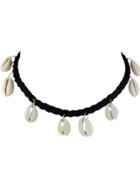 Shein New Design Sexy Black Braided Rope Shell Chokers