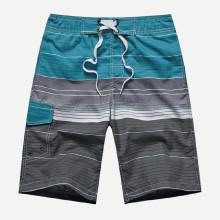 Shein Men Drawstring Striped Beach Shorts