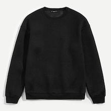Shein Men Solid Sport Mesh Pullover