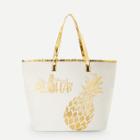 Shein Pineapple Pattern Tote Bag