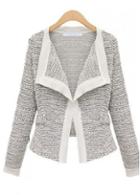 Rosewe Trendy Long Sleeve Turndown Collar Autumn Coat For Woman