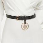 Shein Rhinestone Decorated Ring Charm Belts