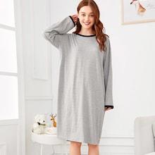 Shein Contrast Side Night Dress