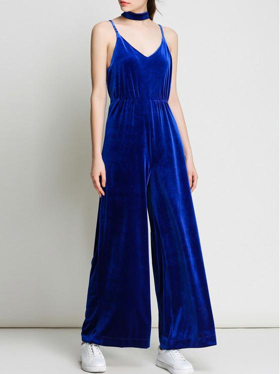 Shein Spaghetti Strap Backless Jumpsuit