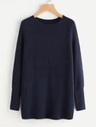 Shein Raglan Sleeve Wide Cuff Jumper