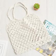 Shein Woven Design Cut Out Tote Bag