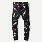 Shein Men Abstract Print Jeans