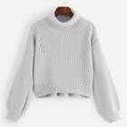 Shein High-neck Crop Jumper