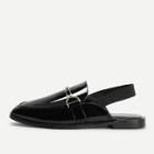 Shein Slingback Patent Leather Loafers