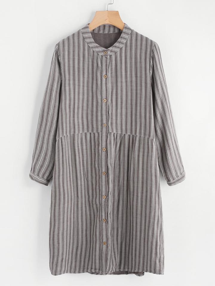 Shein Striped Shirt Dress