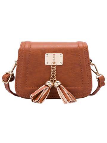 Shein Tassel Twist Lock Satchels