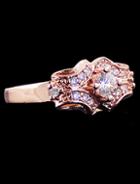 Shein Gold Diamond Elegant Ring