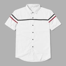 Shein Men Varsity Striped Blouse