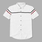 Shein Men Varsity Striped Blouse